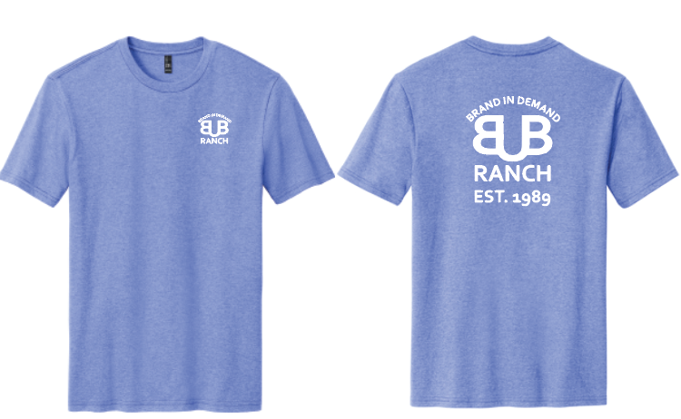Bub Ranch T shirt Heather blue