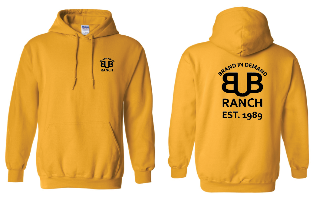 Bub Ranch Brand Hoodie Gold