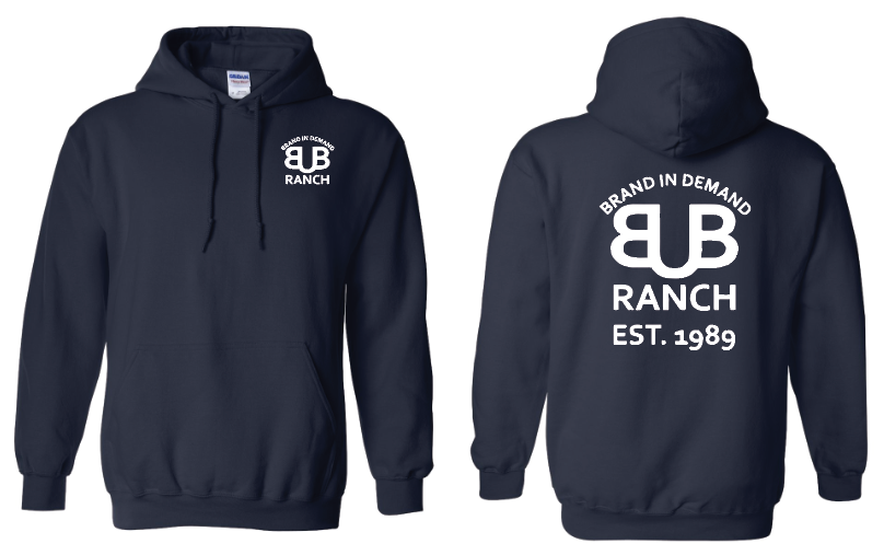 Bub Ranch Brand Hoodie Navy