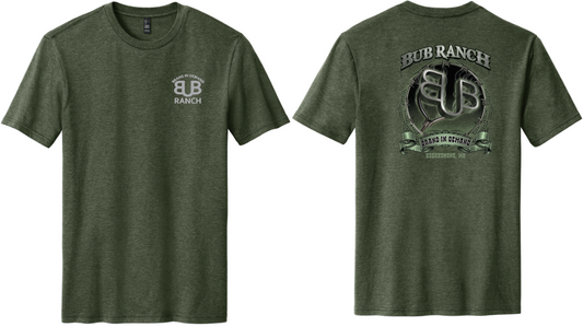 Bub Ranch Brand in Demand forest green T shirt
