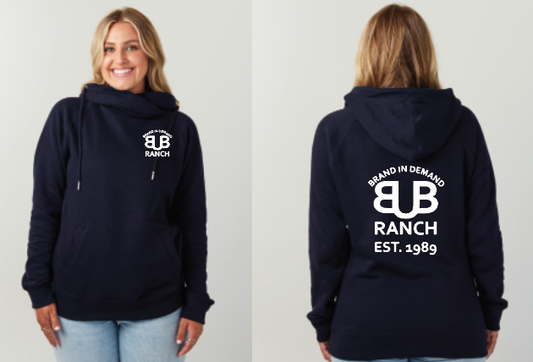 Bub Ranch Brand Women's Hooded sweatshirt Navy