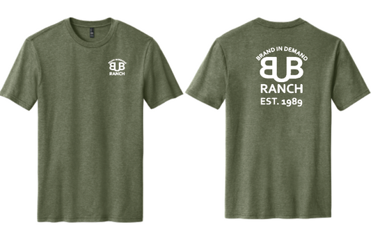 Bub Ranch T shirt Heather Olive