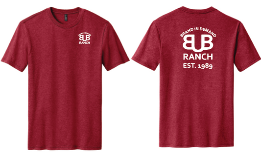 Bub Ranch T shirt Heather Red