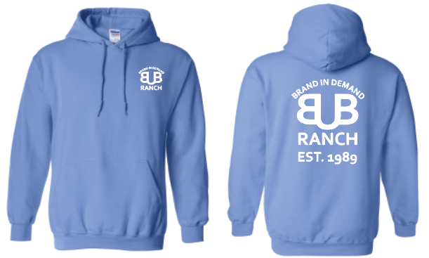 Bub Ranch Brand Hoodie Carolina Blue