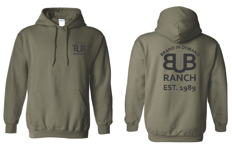 Bub Ranch Brand Hoodie Military Green